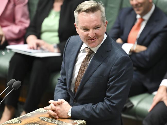 Chris Bowen’s global warming crusade has helped ramp electricity prices so high that 130,000 Australians are now on energy hardship repayment plans. Picture: Martin Ollman