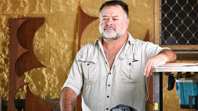 Retired ex-serviceman Phillip Lawlor had almost $6000 worth of tools and fishing gear stolen from his house. Picture: Alix Sweeney