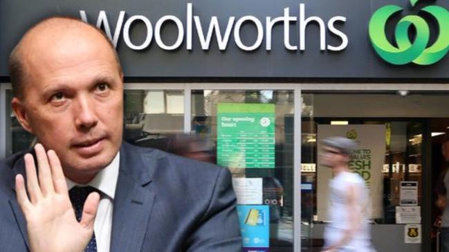 Peter Dutton is calling for customers to boycott Woolworths.