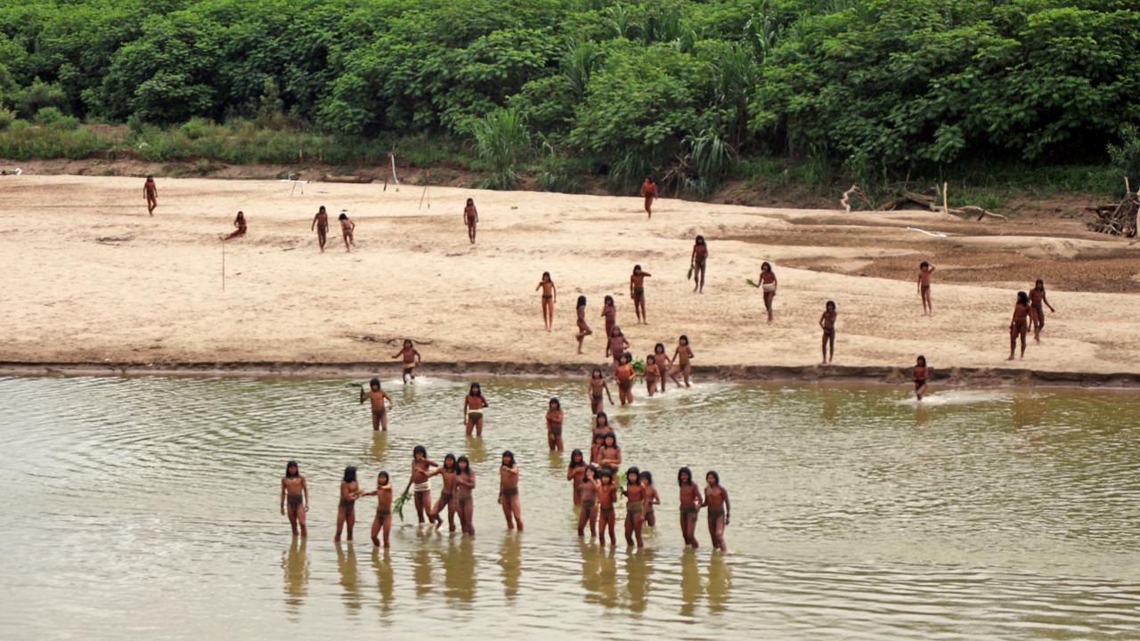 Despite the Mashco Piro tribe’s seclusion, they have had limited contact with outsiders — and much of it was violent. Picture: Survival International