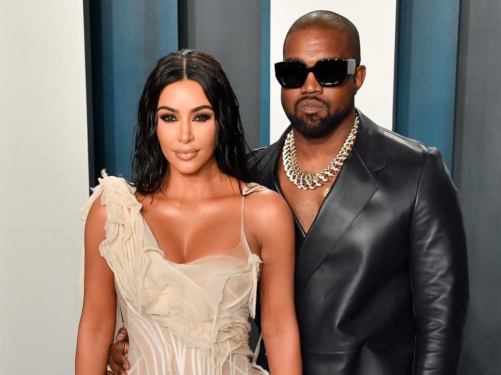 West is furious that Kardashian trademarked their daughter’s name. Picture: Allen Berezovsky/Getty Images