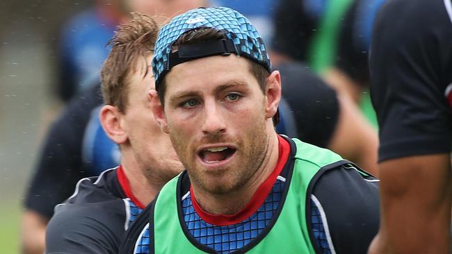 Bernard Foley during Waratahs training Bus Loop oval, Moore Park. Picture. Phil Hillyard