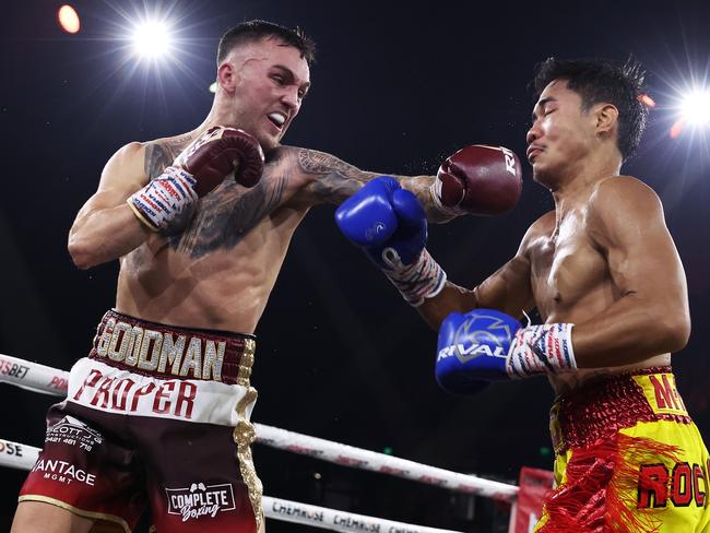 Goodman hasn’t fought since his decision win over Chainoi Worawut last July. Picture: Matt King/Getty Images