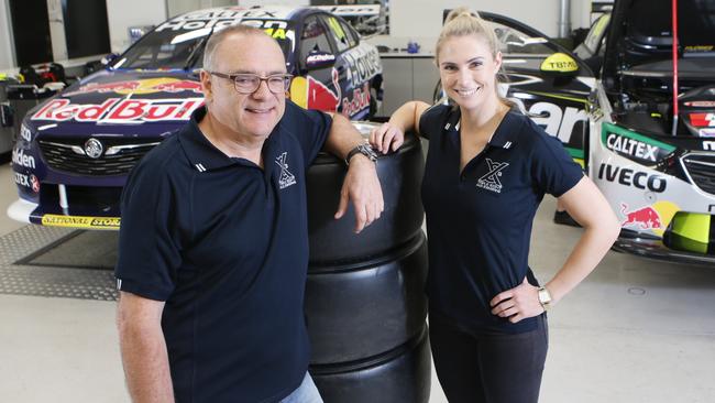 Father and daughter Jessica and Roland Dane, from Triple Eight Race Engineering. Roland’s SA family ties means we can claim Jessica as our own too.