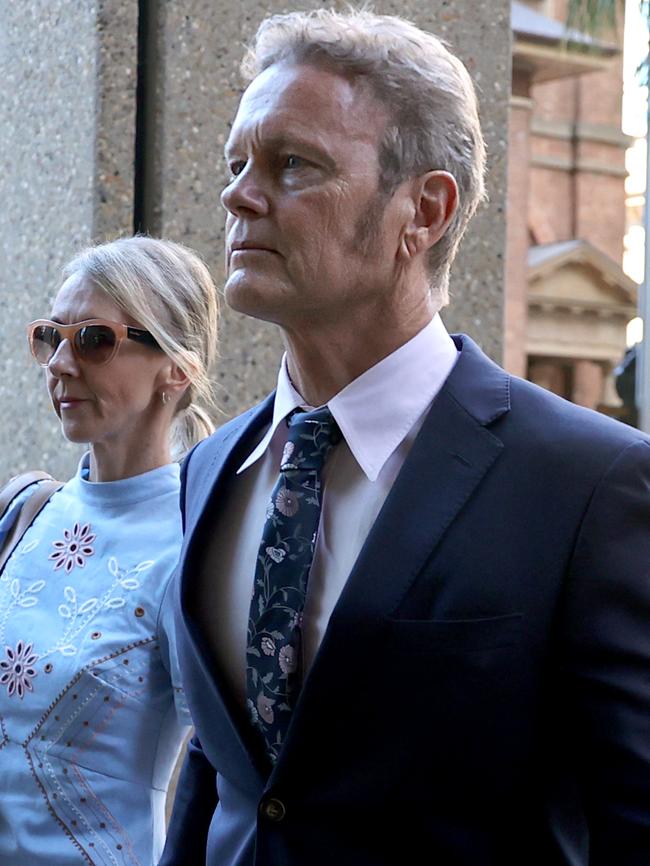 Craig McLachlan arrives at court. Picture: NCA NewsWire/Dylan Coker