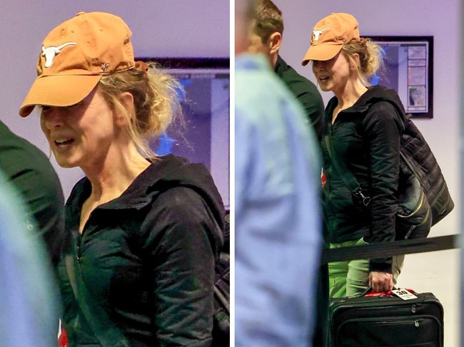 Renee Zellweger arrives in Sydney.