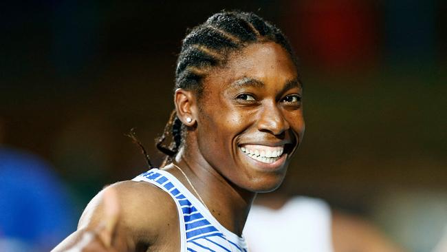 (FILES) In this file photo taken on March 13, 2020 South African 800-metre Olympic champion Caster Semenya reacts after winning the women's 200m final during the Athletics Gauteng North Championships at the LC de Villiers Athletics Stadium in Pretoria. - South Africa's two-time Olympic champion Caster Semenya has filed a lawsuit in the European Court of Human Rights challenging restrictions of testosterone in female athletes, her lawyers said February 25, 2021. (Photo by Phill Magakoe / AFP)