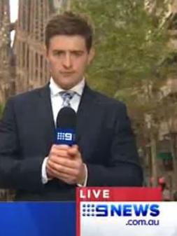 Channel Nine reporter Seb Costello has gone MIA. Picture: Channel Nine