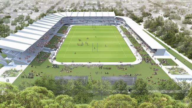 One of six redevelopment plans for Brookvale Oval.