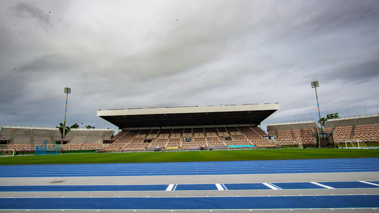 The State Government rejected a new stadium for a remake of the Queensland Sport and Athletics Centre at Nathan. Picture: Nigel Hallett