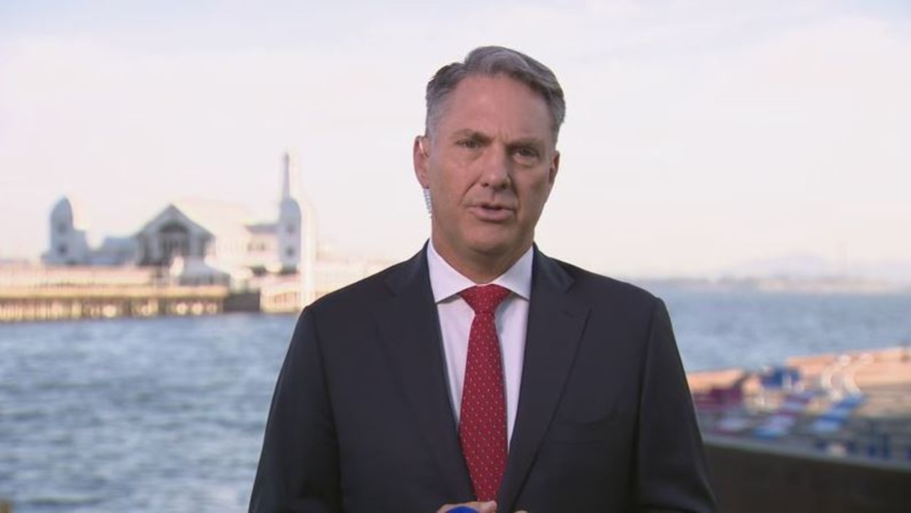 Richard Marles said China gave an "unsatisfactory" notification over the live-firing operation. Picture: 9News