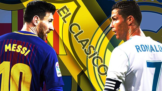 Lionel Messi and Cristiano Ronaldo face off.