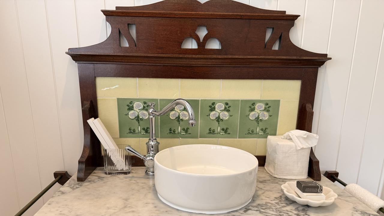 There are large Australian cotton bath towels in the bathrooms. Photo: Mark Furler