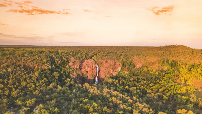 Waterfalls in luxury Litchfield National Park, NTFancy sightseeing like a rock star? Of course you do. How about a helicopter flight with oversized viewing windows framing the wild sandstone escarpments, canyons and waterfalls of Litchfield National Park, followed by a fancy lunch at an exclusive lodge, then a landing at the top of a private waterfall for a swim? Nautilus Aviation’s half-day Litchfield waterfalls and Finnis River Lodge flight operates year-round, but if you’re there April to September, you’ll get an airboat ride through the wetlands, too.nautilusaviation.com.au