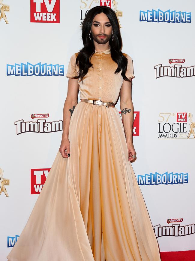 Eurovision winner Conchita Wurst.