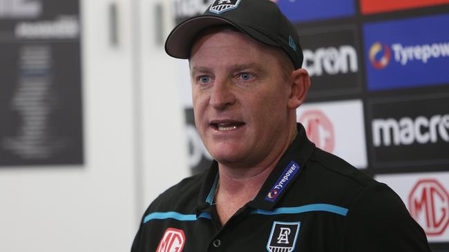 Michael Voss is a contender for the vacant coach’s job at Carlton. Picture: NCA NewsWire / Emma Brasier