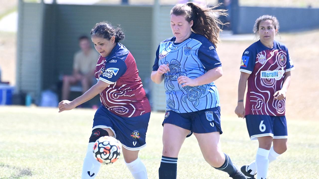 Queensland Indigenous Football's First Nations Indigenous Football Cup Thursday November 2, 2023. Picture, John Gass