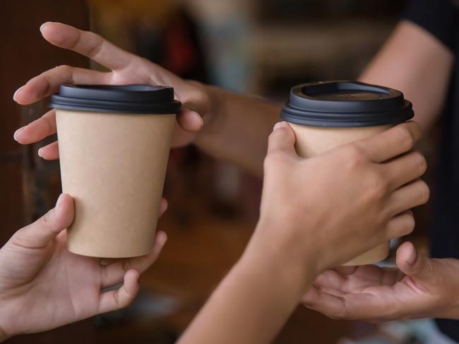 Generic takeaway coffee. Picture: Istock