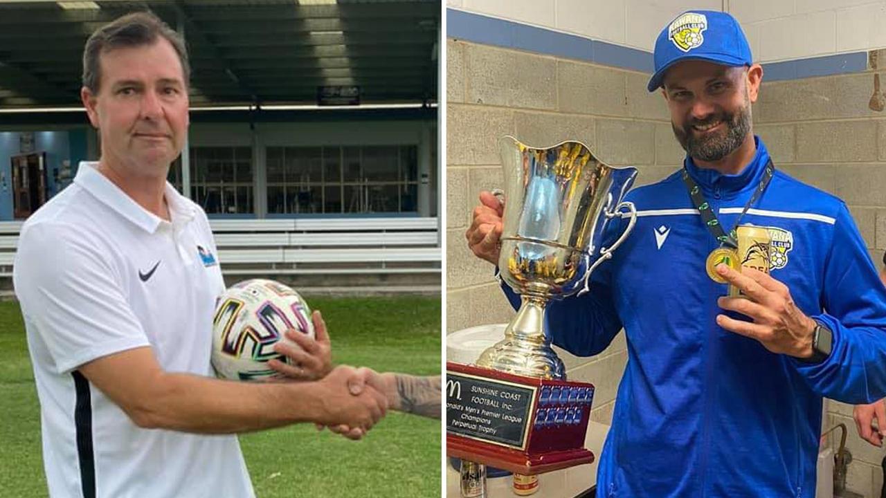 Head coaches Warren Crickmore (left) and Brad Lloyd (right).