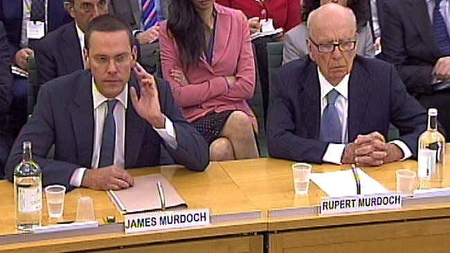 “comedians” Cream Pie Attack On Rupert Murdoch Stalls Uk Parliamentary Hearing The Courier Mail