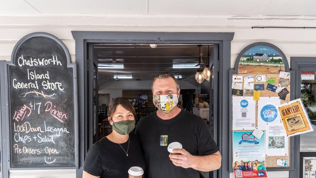 Melissa Novak and Michael Ryan – owners of the Chatsworth Island General Store.