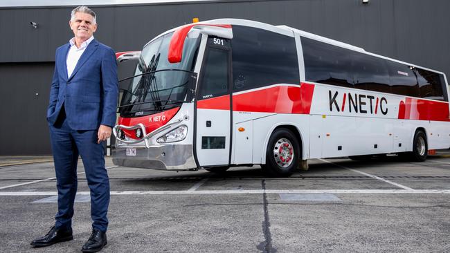 Michael Sewards, co-CEO of bus company Kinetic. Picture: Wayne Taylor