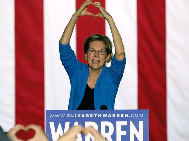 Elizabeth Warren is a Harvard professor. Picture: AFP