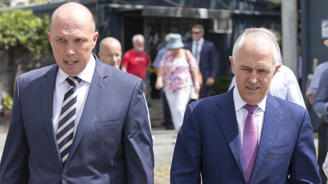 Mr Turnbull says it never occurred to him that senior government members such as Peter Dutton would destabilise the government in the way they did. Picture: AAP