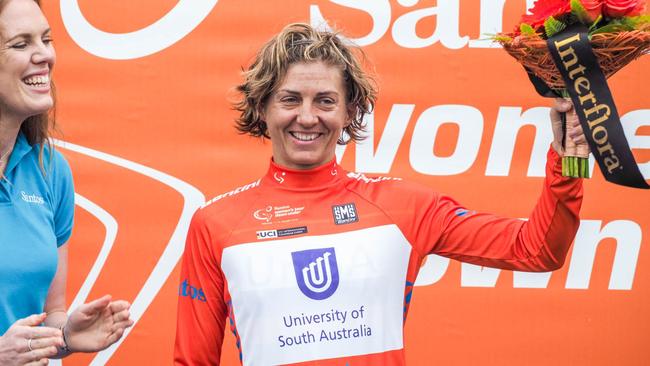 Katrin Garfoot, winner of Stage 2 in 2019. Picture: Santos Women's Tour Down Under.