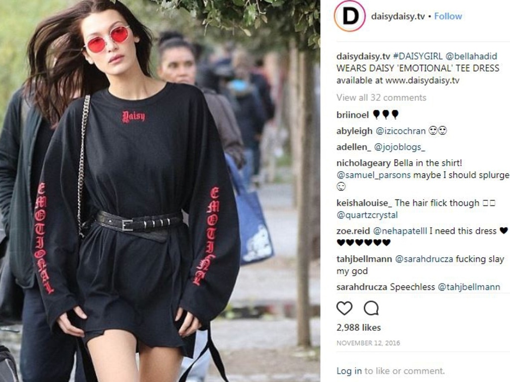 Bella hadid hot sale daisy dress