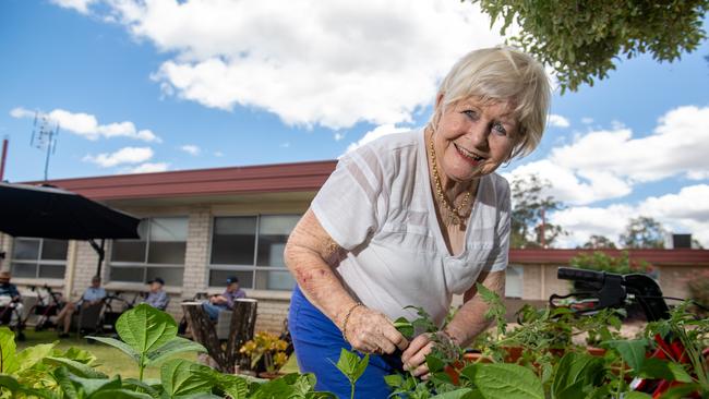 Carinity Karinya Place, Laidley, resident Trish Campanga. Photo: Ali Kuchel