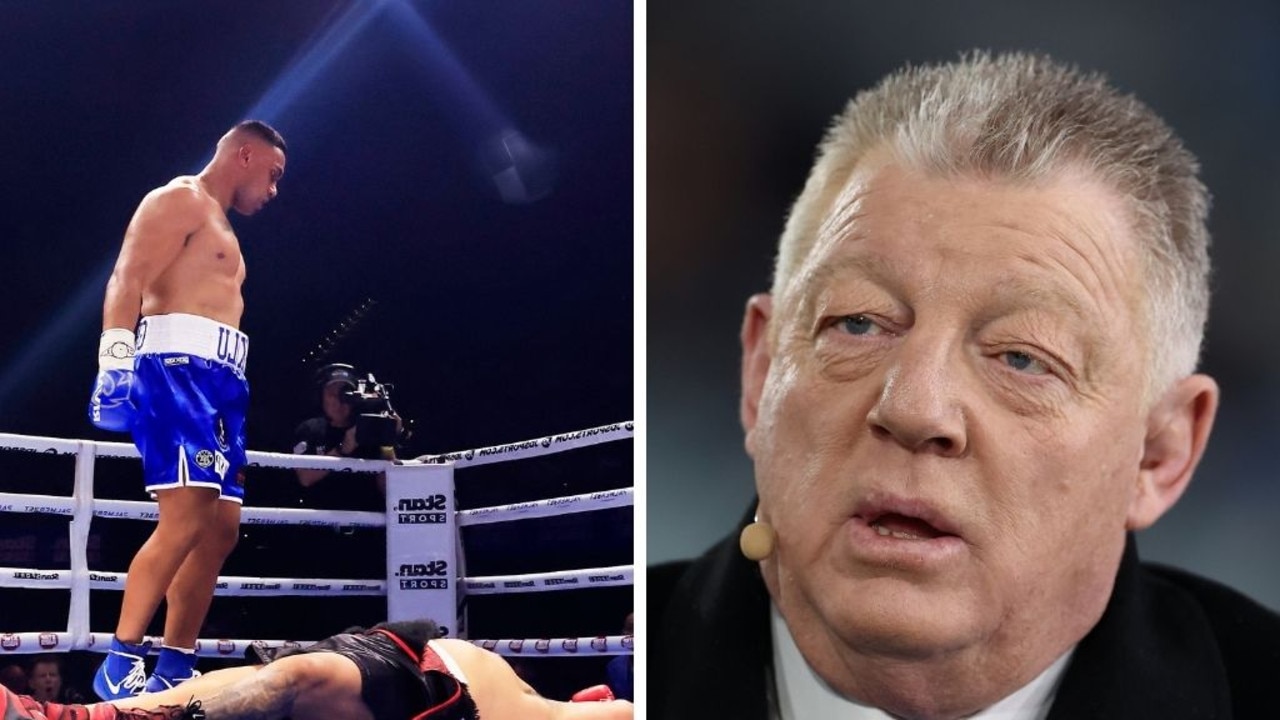 Gus Gould's cheeky reaction to KO.