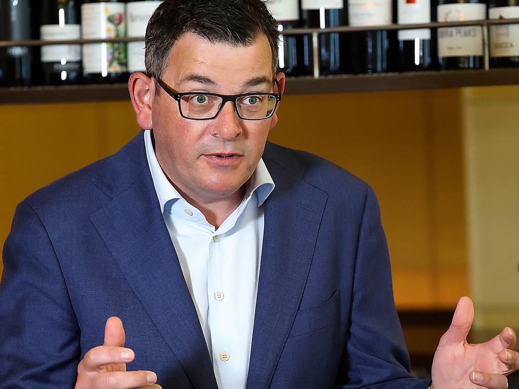 Daniel Andrews says paramedics and hospital staff are dealing with what he describes as a ‘difficult gateway’’. Picture: NCA NewsWire / Ian Currie