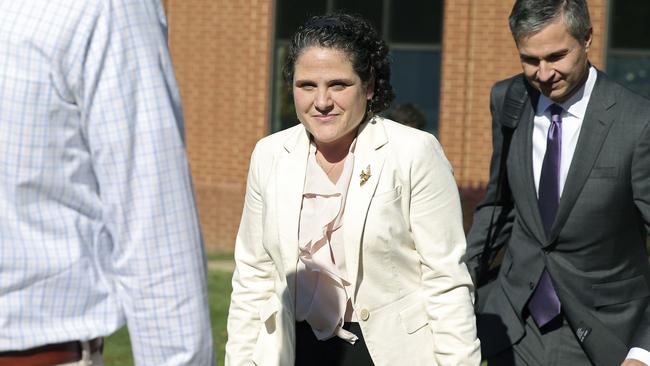 A 10-member jury decided to hand University of Virginia administrator Nicole Eramo millions in damages over the Rolling Stone article. Picture: Ryan M. Kelly /The Daily Progress