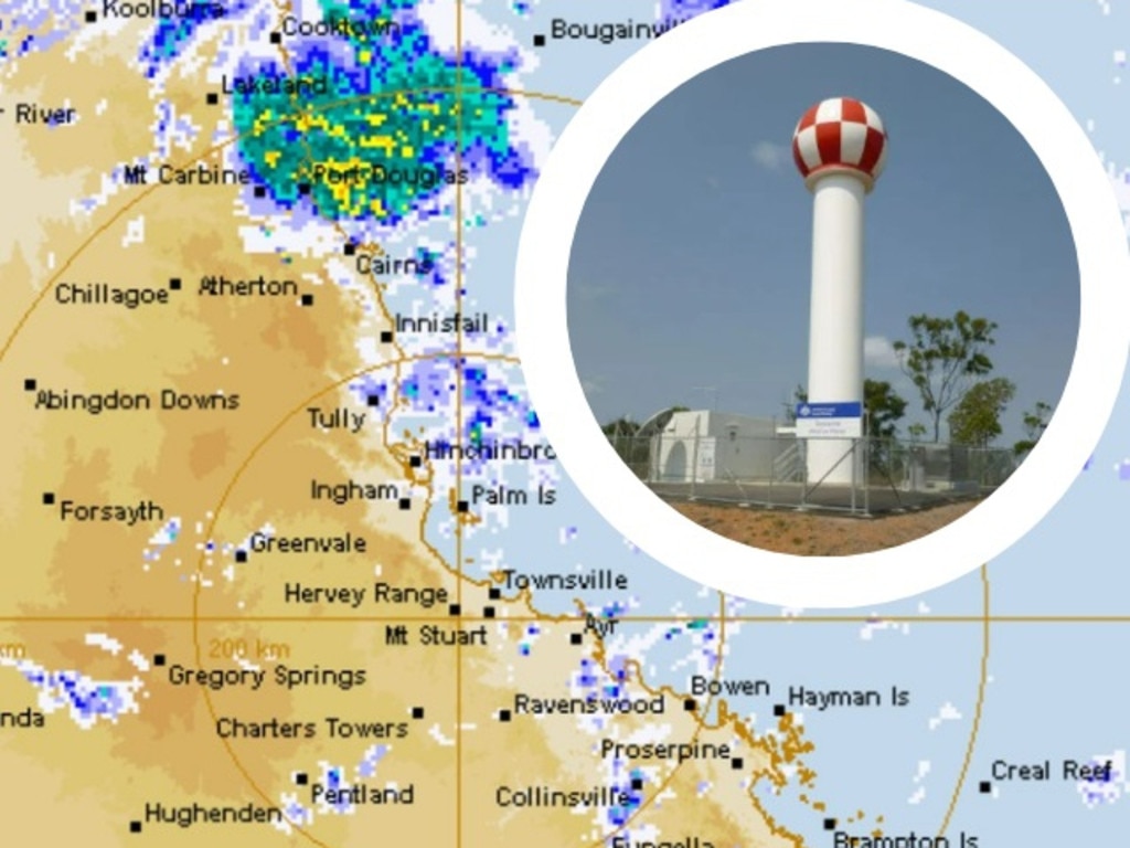 The Bureau of Meteorology's Townsville radar at Hervey Range is getting upgraded. Picture: Google Maps.