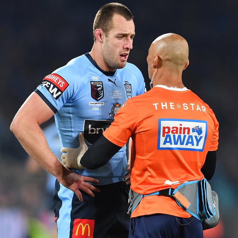 Isaah Yeo jas recovered from the head knock he coppe din Origin I.