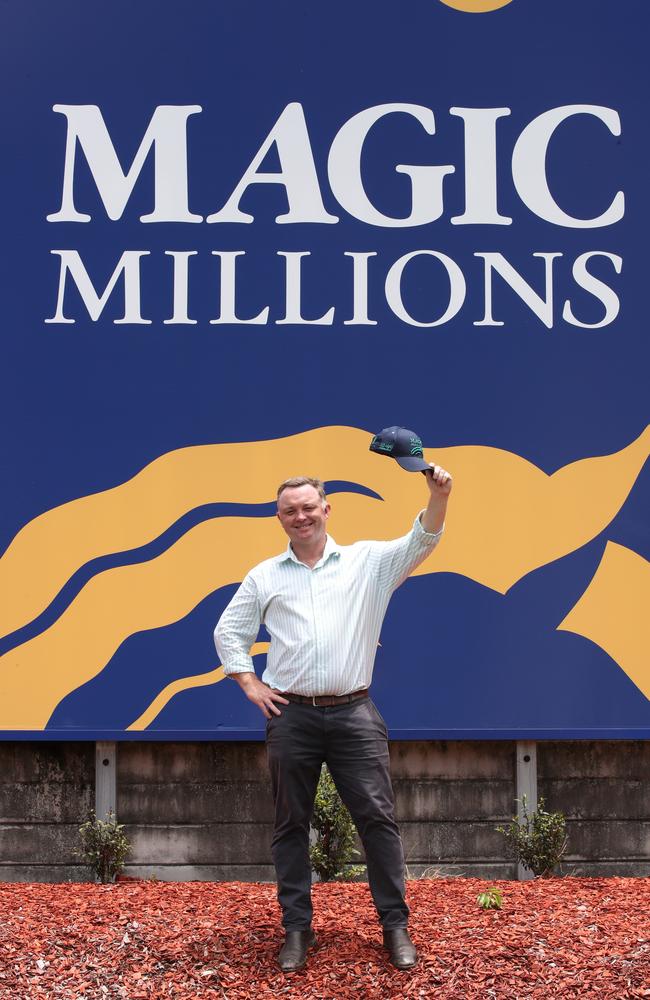 Magic Millions CEO Barry Bowditch at the Magic Millions sales Complex at Bundall. Picture Glenn Hampson