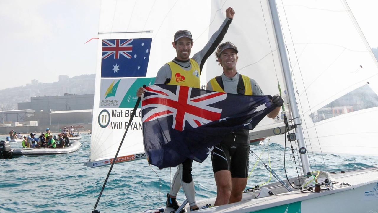 Defending World Champions and World #1 Mat Belcher (QLD) and Will Ryan (QLD) have claimed their third successive World Championship title after a fourth place in the medal race at the 2015 470 World Championships in Haifa, Israel over night. Photographer: Ronen Topelberg