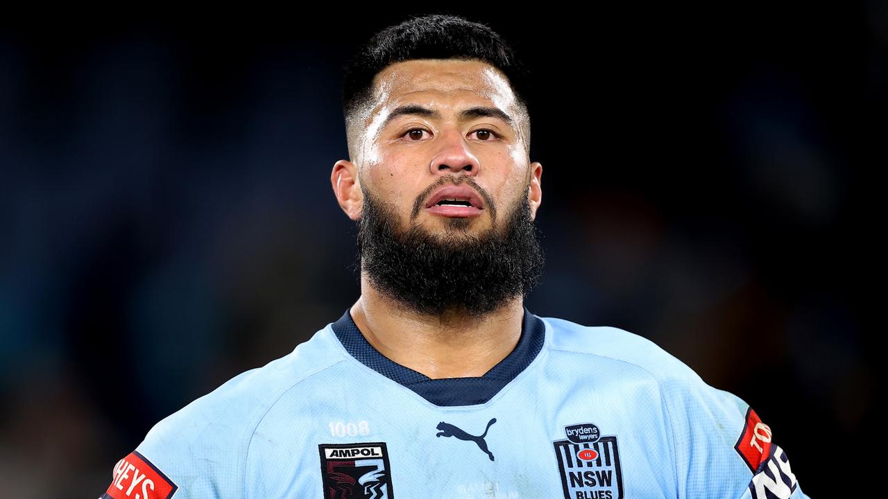 Payne Haas picked up an ankle injury in Origin (Photo by Mark Kolbe/Getty Images)