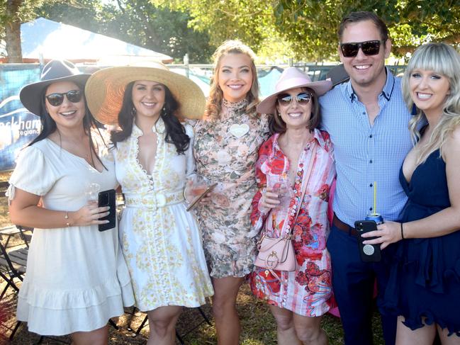 Rockhampton Jaguar Land Rover Pop-Up Polo 2021: Fiona Maltry, Mary Clayson, Birthday Girl Emily Turner, Michelle Barnard, Adam Hopes and Kirsty Lawson