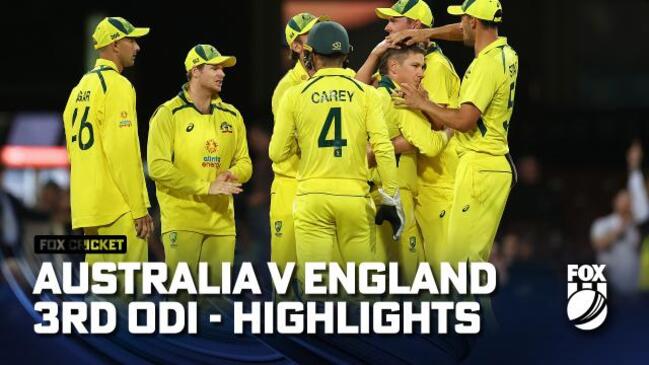 Australia v England 3rd ODI Highlights