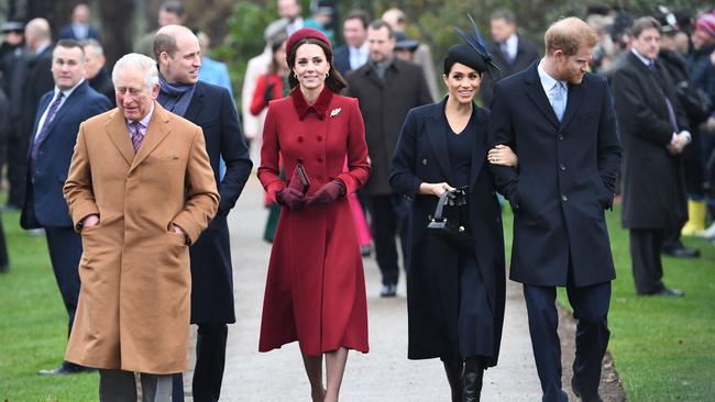 The “Fab Four” pictured before their rift. Picture: AFP