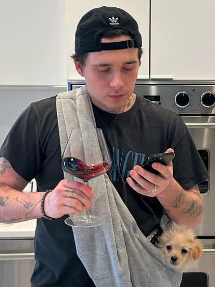 Brooklyn's now in his chef era. Picture: Instagram/BrooklynBeckham