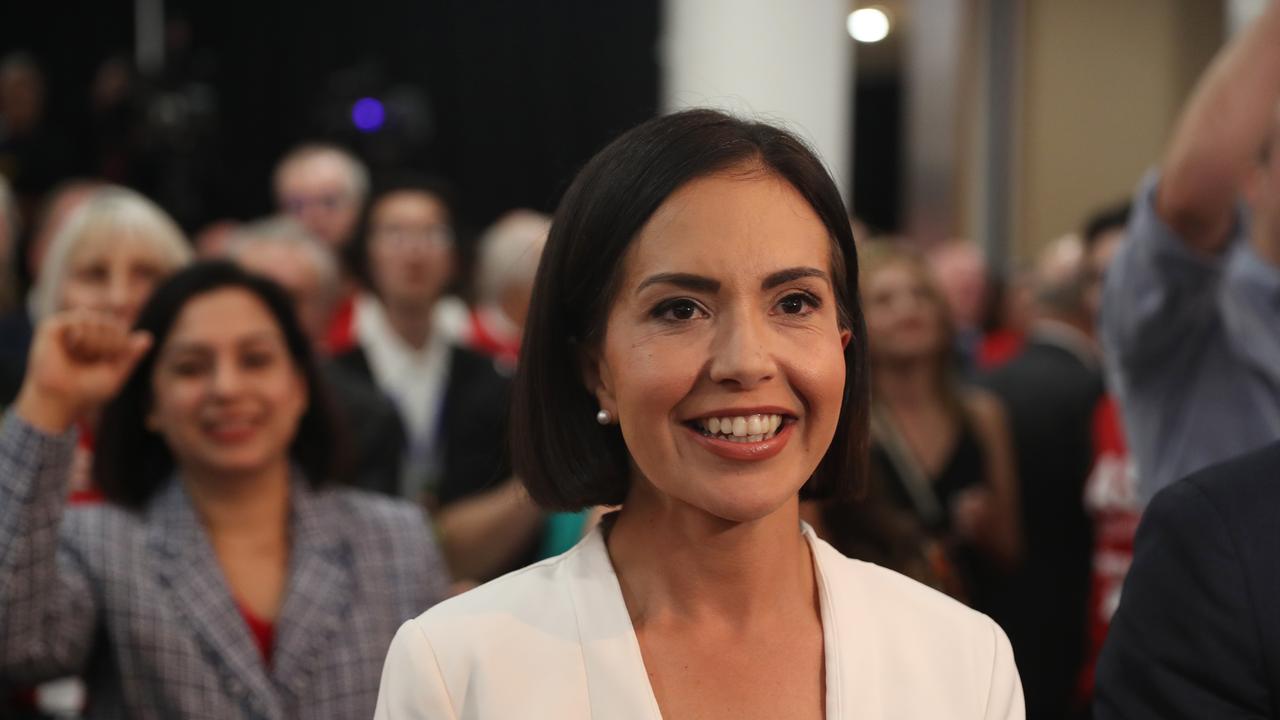 Deputy Labor Leader, Prue Car is celebrating Labor’s victory at the party’s election night party. Picture: NCA NewsWire/ David Swift