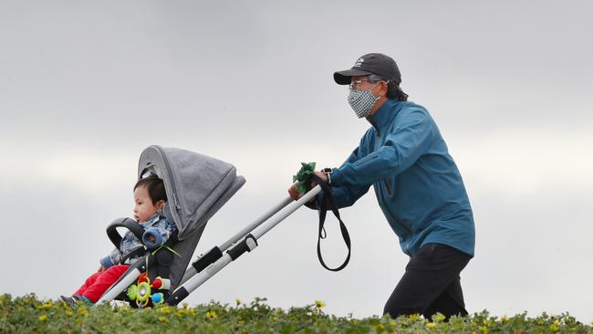 Face masks continue to be a part of the coronavirus response. Picture: David Crosling.