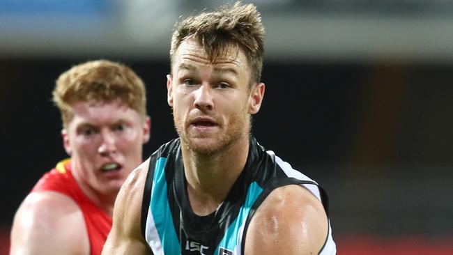 Port Adelaide’s Robbie Gray is expected to be fine for Round 2. Picture: Chris Hyde/Getty Images