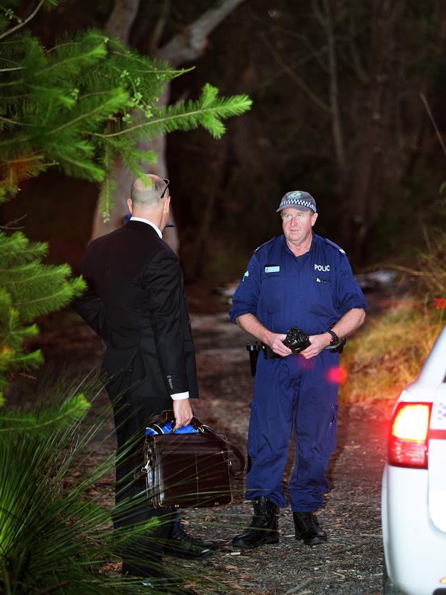 NSW Police investigate the scene. Photographer: Troy Snook