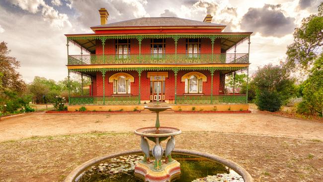 Exterior view of the historic Monte Cristo Homestead, Junee – dubbed the 'most haunted house' in Australia. credit: Dee Kramer