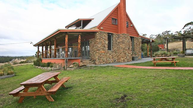 Bruny Island Smokehouse, owned by Tony McLaine and Raven Vass, which subsequently became House of Whisky. Picture: File