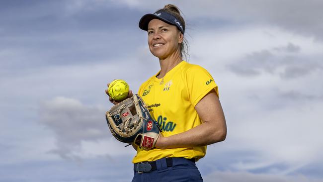 Australian softballer Stacey Porter. Picture: Gary Ramage